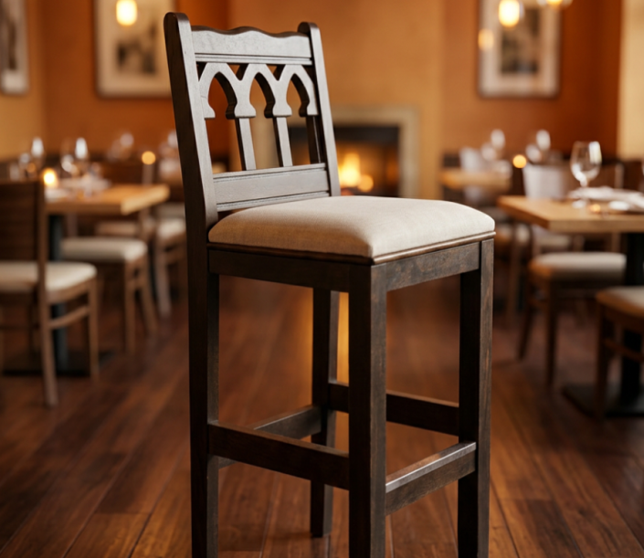finished union city chair, barstool